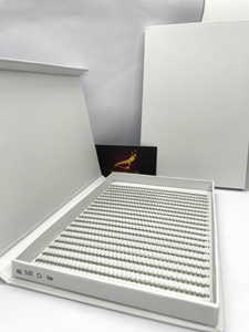 ถาดพัดขนตาทำมือ XL XXL พร้อมขนตาสำเร็จรูป 20 แถว 40 แถว 4D ขนตาแบบพัดแคบ ต่อขนตาแบบวอลลุ่ม ฐานแหลม คุณภาพสูง - Product Image 6