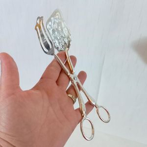 Multipurpose Stainless Steel Pastry <b>Tong</b> Durable <b>Serving</b> <b>Tong</b> for Cake Bread Dessert Sugar Cube Kitchen Tool Use Home Hotel Use - Product Image 6