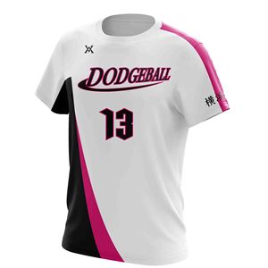 قميص فريق لوس أنجلوس دودجرز للأطفال بمقاسات يابانية، قمصان لعبة الدودج بول بطباعة رقمية، حد أدنى منخفض للطلب لتخصيص فرق المباريات - Product Image 4