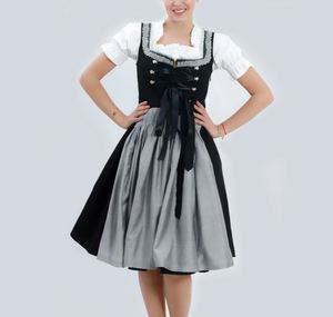 Robe traditionnelle bavaroise Dirndl, tenue allemande Trachten pour l'Oktoberfest, costume folklorique alpin pour femmes - Product Image 3