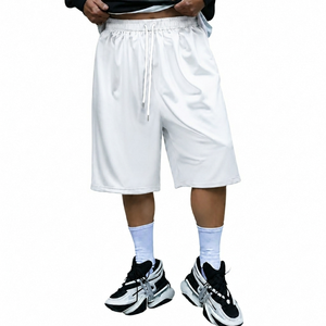 Nouveaux shorts personnalisables pour hommes, design respirant, logo personnalisé, polyester/coton, taille élastique, séchage rapide - Product Image 2
