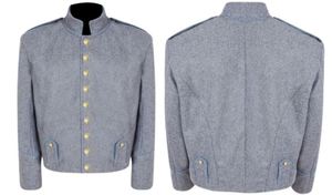 Veste d'hiver vintage en laine pour homme M.AFZAL, style confédéré américain, écologique, respirante, à simple boutonnage - Product Image 3