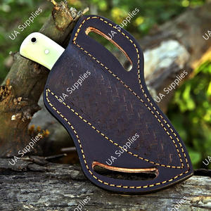 Cuchillo de Acero de Damasco de Grado Industrial con Hoja Fija de Punta Caída para Camping, Caza y Uso Diario (EDC), Mango de Hueso de Camello, 7 Pulgadas de Longitud Total, OEM, MOQ Bajo - Product Image 6