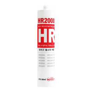 กาวซิลิโคนทนความร้อน HR2000 ขนาด 600 มล. สีใส ทนทานต่อสภาพอากาศ สำหรับงานอุตสาหกรรม ปิดผนึกอุณหภูมิสูง - Product Image 3
