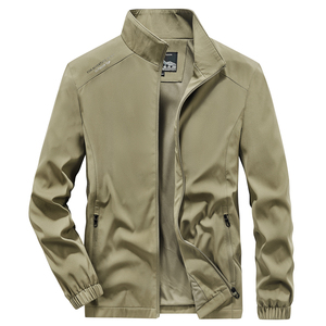 Chaqueta de bombardero ligera de primavera y otoño personalizada para hombre, cazadora informal para gimnasio, correr, deportes, golf, camping, abrigos - Product Image 4