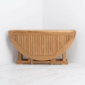 Mesa de Comedor Moderna Hecha a Mano, Ecológica, de Madera de Teca Sólida, Rectangular, Plegable, Muebles de Cocina al por Mayor, Directo de Fábrica - Product Image 3