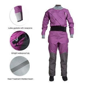 Unisex <b>Waterproof</b> <b>Work</b> Coverall Polyester Purple Orange Gray Trim Seamless Fusing No Outdoor Use - Product Image 3