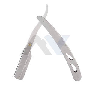Rasoir droit professionnel pour barbier, rasoir de sécurité 100 % acier inoxydable, rasoir droit classique pour barbier pour un rasage précis - Product Image 4