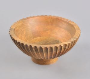 ชามไม้มะพร้าวแบบวินเทจและหรูหรา - Product Image 1