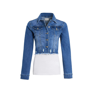 High premium Women Stylish Jean <b>Jacket</b> Casual Wear OEM Wholesale High Quality Ladies Cotton Jeans <b>Jacket</b> <b>Custom</b> <b>Denim</b> <b>Jacket</b> - Product Image 6