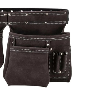 OEM Service Latest Design Reusable <b>Leather</b> <b>Tool</b> Bag / Top Quality Customized Logo Genuine <b>Leather</b> <b>Tool</b> Bag - Product Image 5