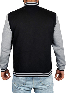Custom Team Varsity <b>Jacket</b> With Name And Number Embroidery Wholesale School <b>Baseball</b> <b>Jacket</b> Manufacturer - Product Image 4