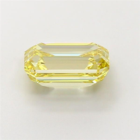 Diamante Amarillo de 1 Quilate, Corte Esmeralda, Cultivado en Laboratorio, VVS2, Color Amarillo Fantasía, Calidad Premium, Diamante Suelto