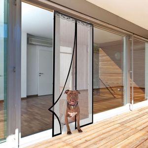 Self-Adhesive Magnetic <b>Mesh</b> Door Curtain 39x82 Hands-Free Fly <b>Mesh</b> <b>Screen</b> Anti-Mosquito Bugs Window <b>Screen</b> - Product Image 3