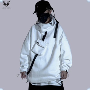 เสื้อฮู้ดดี้เทคแวร์สีขาวคุณภาพสูงสำหรับผู้ใหญ่ ดีไซน์โดดเด่น ผลิตตามสั่งได้  ราคาขายส่ง ผู้ผลิตดีมีคุณภาพ สินค้ามาใหม่ - Product Image 2