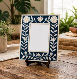 Handmade Polished Bone Inlay Multi Color Waterproof Eco-Friendly <b>Wall</b> Mount Photo <b>Frame</b> for Style Unique Customized Gift Idea - Product Image 3