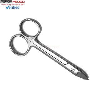 กรรไกรสแตนเลสแบบตรง 6 คู่ ยี่ห้อ Crown Beebee ขนาด 4.25 นิ้ว สำหรับงานผ่าตัดทางทันตกรรม ตัดเนื้อเยื่อละเอียด ใช้ในคลินิก - Product Image 4