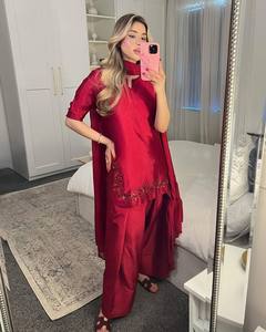 India Designer <b>Top</b> Koti and Plazzo Set with <b>Sequin</b> Embroidery Trending Three-Piece Ethnic Wear for Women <b>Party</b> & Festive Outfit - Product Image 4