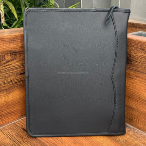 A4 Size Hand Tooled Padfolio <b>Folder</b> Capacity Pockets Business Card Slot Data Document Organizer Agenda Conference Zipper <b>Folders</b> - Product Image 5