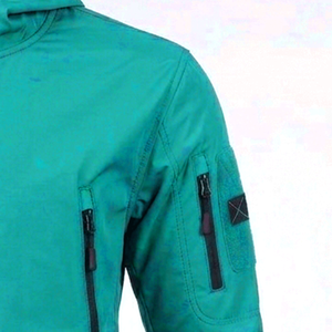 High Quality Wholesale Men's Lightweight Softshell <b>Jacket</b> Windbreaker Waterproof Warm <b>Fleece</b> <b>Lined</b> Soft Shell for Outdoor Hiking - Product Image 6