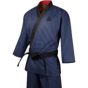 Premium Quality Martial Arts Wear <b>Action</b> <b>Figure</b> for Halloween Men Cheap Wholesale Black Color Cobra Kai Uniform Karate Uniform - Product Image 2