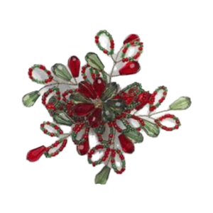 N S Tomar Handicrafts - Servilleteros Ecológicos con Cuentas y Diseño Floral para Bodas y Eventos - Product Image 3