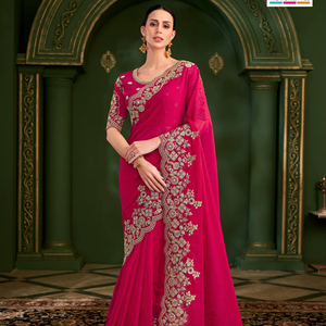 ชุดส่าหรีอินเดียสไตล์บอลลีวูดสุดหรูหรา ขายดีที่สุด ดีไซน์ทันสมัย นำเข้าจากต่างประเทศ เสื้อส่าหรีเซ็กซี่ บูติกเสื้อผ้าส่าหรี - Product Image 1