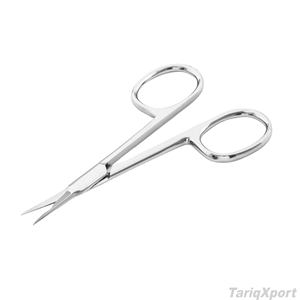 Nouvelles ciseaux à cuticules TARIQXPORT de qualité supérieure en acier inoxydable, durables, à lame courbée/droite, pointe acérée, pour salon de manucure - Product Image 5