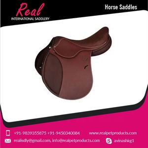 Selle de dressage en cuir véritable de style anglais de gamme standard pour les acheteurs en vrac - Product Image 2