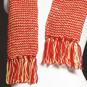 Écharpe unisexe en crochet chaud - Accessoire d'hiver en tricot côtelé - Cache-cou doux personnalisé avec logo pour adulte - Product Image 3