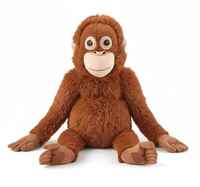 Agente de Dropshipping para Shopify, Muñeco de Peluche de Mono Orangután de Simulación Suave 2026, Juguete de Peluche de Animal, Regalo para el Día del Niño