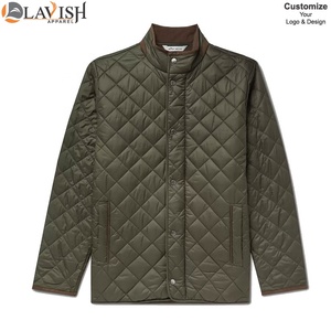 Chaqueta Acolchada Personalizada para Hombre, Cortavientos, Unisex, Talla Grande, Invierno, Cuello Alto, Ecológica, Secado Rápido, Transpirable, Tejida - Product Image 5
