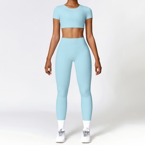Ensemble de yoga sur mesure pour femmes, nouvelle collection, meilleur prix, faible MOQ, matière solide - Product Image 5