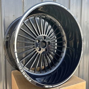 Cerchi Auto Personalizzati Stile H con Bordo Profondo, in Lega di Alluminio Forgiato Lucidato, per Camion 20 22 24 26 28 <span class=keywords><strong>30</strong></span> Pollici, per GMC 2500 - Product Image 5