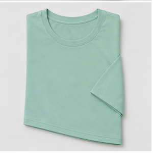 Camiseta de Mujer, Cuello Redondo, Manga Corta, Corte Regular, Color Verde Menta, WTS-0021 - Product Image 4