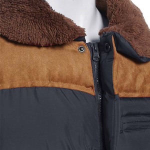 Gilet matelassé élégant pour homme, chaud et durable, sans manches, parfait pour l'hiver et les activités de plein air, couleur bleu marine - Product Image 4