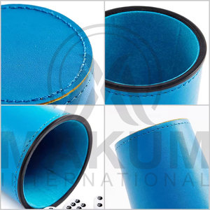 High Quality Personalized Real Leather <b>Dice</b> Cup and <b>Dice</b> Set with pieces - Product Image 2