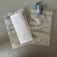 Sac à fermeture éclair de sécurité à 3 parois en LDPE transparent, sac pour échantillons médicaux à usage biologique dangereux, sac en plastique pour laboratoire, hôpital, utilisation de liquides, préservatifs, pilules