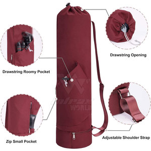 Interior espacioso para estilos de vida activos. Moderna bolsa de yoga con tela resistente y compartimentos seguros para el equipo de ejercicio diario. - Product Image 5
