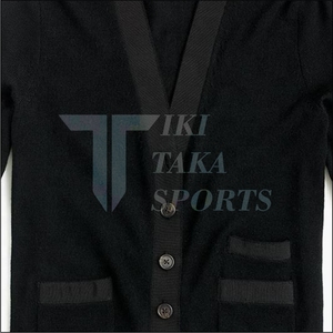 เสื้อคาร์ดิแกน Tiki Taka Sports แบบ unisex สวมใส่สบายสำหรับฤดูใบไม้ร่วงและฤดูหนาว ผ้าถักปักลาย ป้องกันรอยยับ ซับในผ้าฝ้าย แต่งเชือกผูก เหมาะสำหรับกลุ่มเพื่อนร่วมงาน - Product Image 5