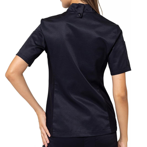 Best Price High Quality Short Sleeve <b>Chef</b> Jacket For Ladies Latest Design Fashionable <b>Chef</b> Coat With All Size Available - Product Image 2