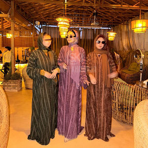 Precio al por Mayor, Nueva Abaya Casual de Moda para Mujer, Manga Larga, Largo hasta el Suelo, Personalizada, de Alta Calidad, Ligera, Transpirable, para Uso Diario - Product Image 5