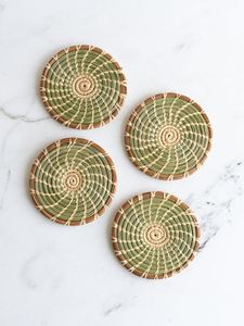 Newly Style Design Rattan Coaster Jute Coaster Rope Coaster Place Mats Woven Rattan Coaster Mats At very amazing Price - Product Image 4