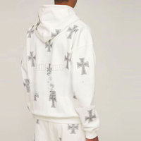 Ensemble de survêtement décontracté deux pièces pour homme, de haute qualité, respirant, à capuche, uni, avec strass, pour l'hiver, pour adultes