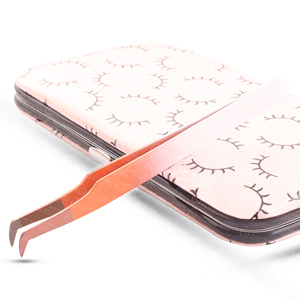 Wholesale Professional Stainless Steel Eyelash Extension Tweezers Magnetic <b>Case</b> Packing Brand Name Under Your Expert Series - Product Image 2