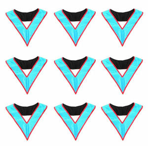Écharpe de Maître de la Franc-Maçonnerie Rite de Memphis-Misraim pour Hommes Adultes - Couleurs Personnalisables, Logo Inclus - En Stock, Prise en Charge des Commandes d'Échantillons en 7 Jours - Product Image 4