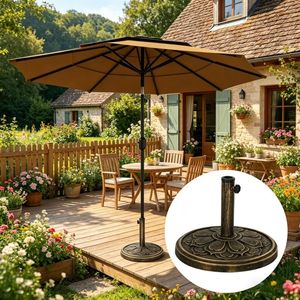 Base per Ombrellone da Giardino/Patio 10ft (2.7m) in Poliestere, Raggio 2.7m, per Cortile, Esterni e Uso in Palestra - Product Image 5