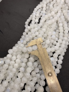 Cuentas de Piedra Lunar Arcoíris Natural en Forma Redonda, Hilo de 16 Pulgadas, Fabricante, Proveedor, Venta al por Mayor para la Fabricación de Joyería - Product Image 5