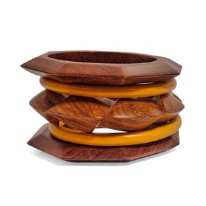 Handcrafted <b>Wooden</b> <b>Bangle</b> Collection Woodland Muse Collective Teak Mango Sisso & Bloodwood Jewelry fashion <b>bangle</b> - Product Image 4