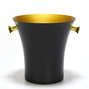 On sale premium metal ice <b>bucket</b> is expertly crafted from high-quality stainless steel with black coated - Product Image 4